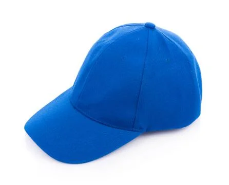 Blue hat isolated on white background Stock Photos