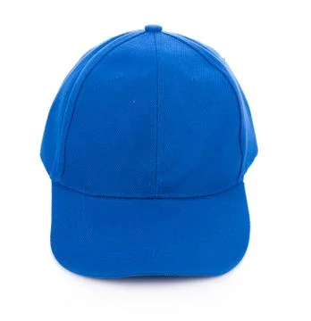 Blue hat isolated on white background Фото