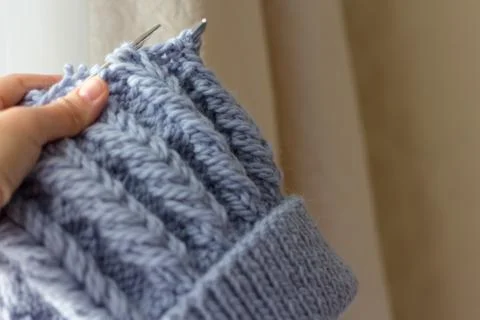 Blue hat in the process of mating closeup. Shallow depth of field Stock Photos