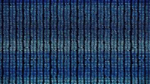 Blue HD Data Storm Glitch Background 스톡 동영상 72596800