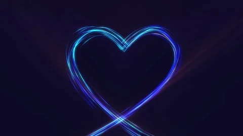 Blue Heart 動画素材 145710005