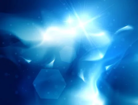 Blue Heavens cloudscape Stock Illustration