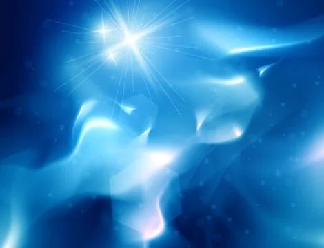 Blue Heavens cloudscape Stock Illustration