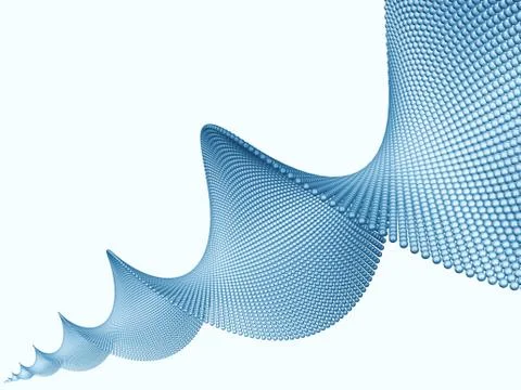 Blue Helix Stock Illustration