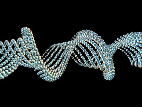 Blue Helix Stock Illustration