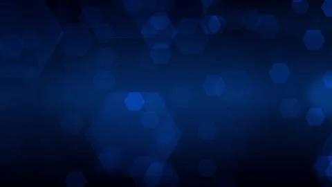 Blue hexa bokeh background Stock Footage 316404494