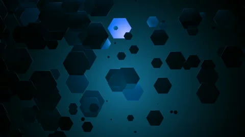 Blue hexa dance Video stock 52763259
