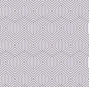 Blue hexagon and pattern background vector design Stock Illustration