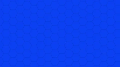 Blue hexagon animated background Stock Footage 294689503
