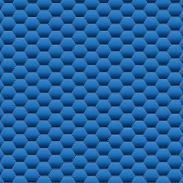 Blue Hexagon background texture. Vector Illustration. Stock Illustration