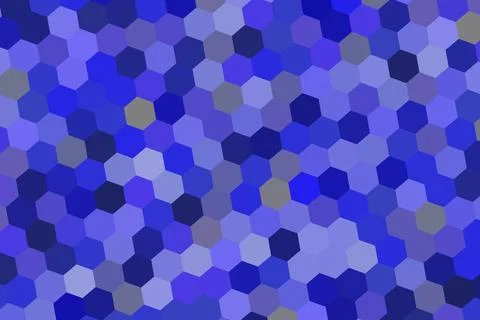 Blue hexagon glitter background with shiny sparkling effect Stock Illustration