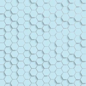 Blue Hexagon Structure Cover Illustrazione stock