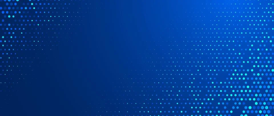 Blue hexagon texture background. Abstract glowing hexagonal grid wallpaper. Navy イラスト素材