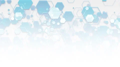 Blue Hexagonal and Lines Business Corporate Background Loop Vidéo 308684964