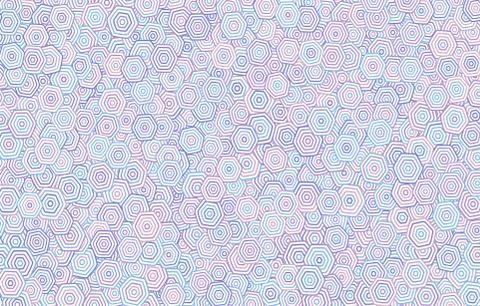 Blue hexagonal pattern background Stock-Illustration