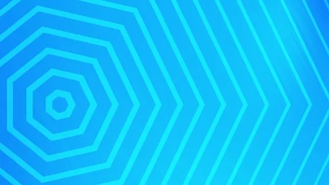 Blue Hexagonal Pattern Background Loop. Stock Footage 286427039