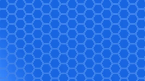 Blue hexagonal pattern layout with gradient lighting waves. Abstract geomet.. Stock Footage 340528681