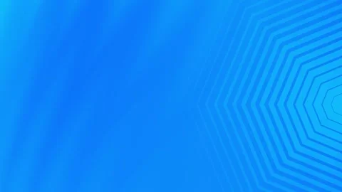 Blue Hexagonal Tunnel with Depth Optical Illusion. Stock-Footage 286776064