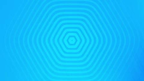 Blue Hexagonal Wave Pattern Background Loop Animation. Stock Footage 286775243