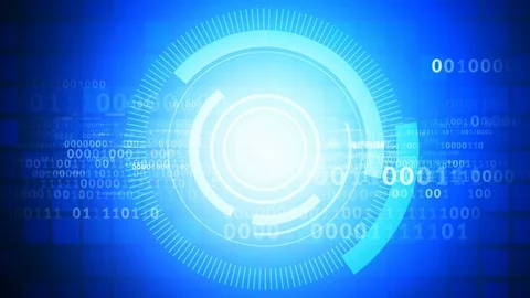 Blue hi-tech background technology Stock Footage 99072817