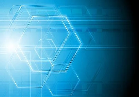 Blue hi-tech design. Vector illustration eps 10 Blue hi-tech design. Vecto... Stock Photos