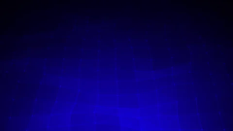 Blue hi-tech dots and lines plexus futuristic technology background Stock Footage 296055677
