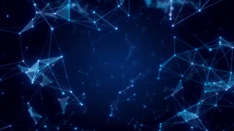 Blue high tech futuristic Line background Stock Footage 233487219