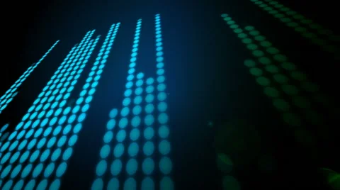 Blue high-tech waveform (seamless loop) Stock Footage 65790476