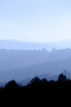 Blue hills Stock Photos
