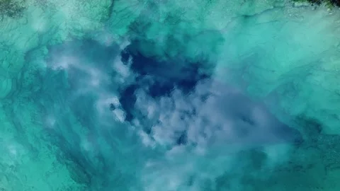 The blue hole of Cetina - Dalmatia - Croatia 4K Stock Footage 295882053