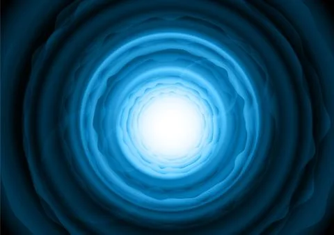 Blue  hole Stock Illustration