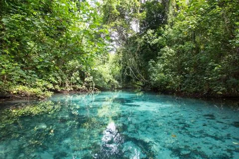 Blue hole Foto stock