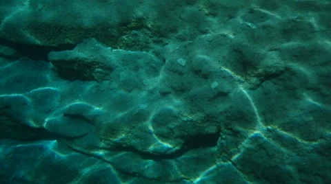 Blue hole Underwater Reflection Stock Footage 913301