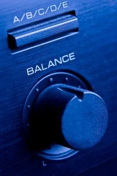 Blue home electronics Stock-Fotos