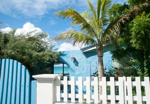 Blue home Stock Photos