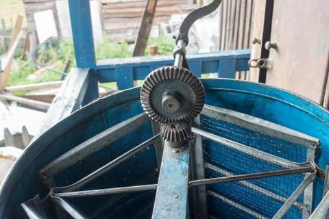 Blue Honey Extractor Stock Photos