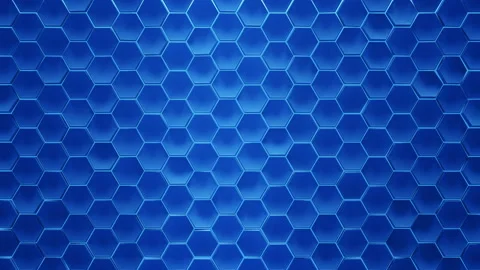 Blue honeycomb background seamless loop ... | Stock Video | Pond5