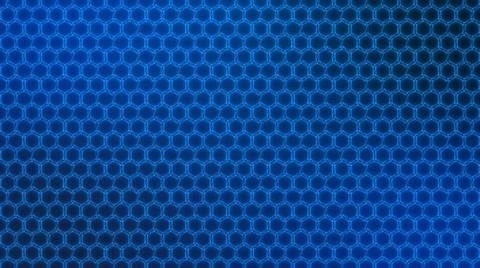 Blue honeycomb tech background. Technology and backdrop wallpaper concept.... Foto stock