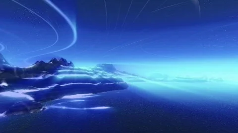 Blue Horizon Stock Footage 667005