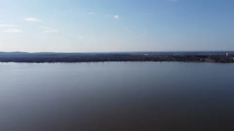 Blue Horizon Tilt Stock Footage 157929599