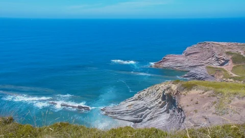 Blue horizon views Stock Footage 112294366