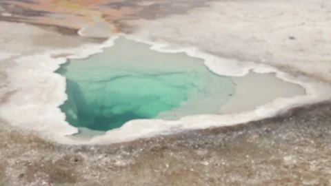 Blue Hot Spring Stock Footage 79514911