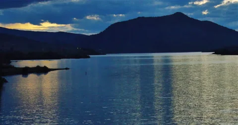 Blue Hour on the Blue River Stock Footage 44097154