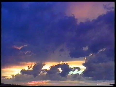 Blue Hour Clouds Stock Footage 343636954