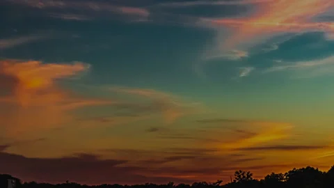 Blue Hour On The Huron River - Time Lapse 動画素材 133749693