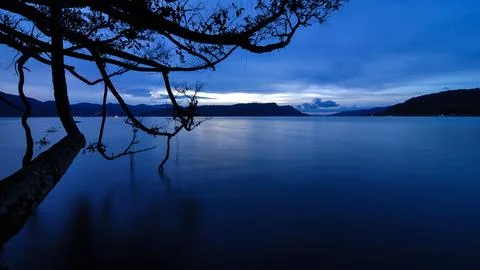 Blue Hour Tranquility Stock Photos