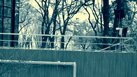 Blue House Stock Footage 83977012