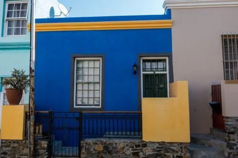 Blue house Stock Photos