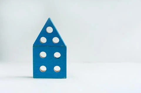 Blue house	 Stock Photos