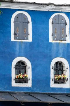 Blue House Stock Photos